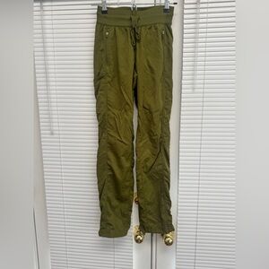 The North Face Women’s Climbing Pants in Olive Green